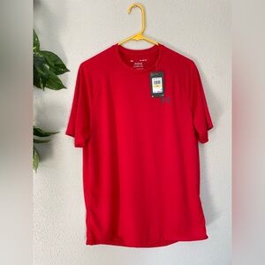 Under Armour Men's Bold Red Short Sleeve Tee size M . Summer, Casual Comfortable